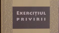 Maria-Magdalena Crisan – Exercitiul privirii