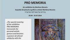“Pro memoria” – expozitie Marilena Murariu by ICR Tel Aviv @ Galeria Leiber