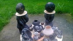 Ceramică sculpturală: TOTEM (ritual dacic), de Silviu Ioan Soare, la Muzeul Civilizaţiei Gumelniţa din Olteniţa