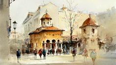 Expoziţie de acuarelă Corneliu Drăgan-Târgoviște @ Cercul Militar Naţional