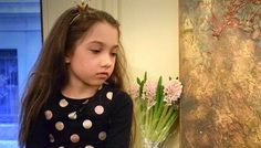 Maia Truțulescu pictează la șapte ani