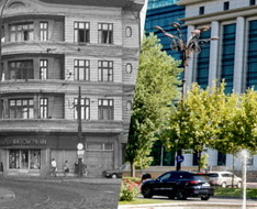 Expoziţie de fotografie Bucureștiul ’70 versus Bucureștiul 2021 @ Palatul Suțu